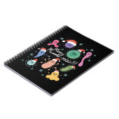 Carnet Professeur de microbiologie de Noël Microbe Scienc (Côté gauche)