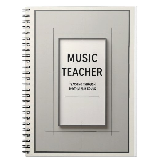 Carnet Professeur de Musique (Devant)