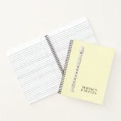 Carnet Professeur de musique à flûte à bec (Intérieur)