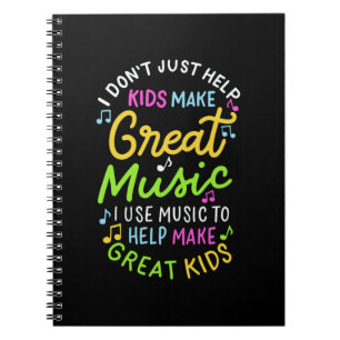 Carnet Professeur de Musique - Aide aux Enfants pour Fair
