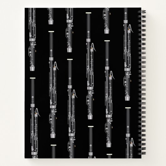 Carnet Professeur de musique Bassoon (Dos)