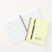 Carnet Professeur de musique Bassoon (Intérieur)