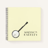 Carnet Professeur de musique de Banjo (Devant)