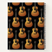 Carnet Professeur de musique de guitare acoustique (Dos)