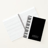 Carnet Professeur de musique de piano (Intérieur)