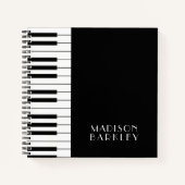 Carnet Professeur de musique de piano (Devant)