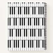 Carnet Professeur de musique de piano (Dos)