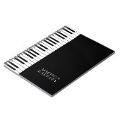 Carnet Professeur de musique de piano (Côté gauche)