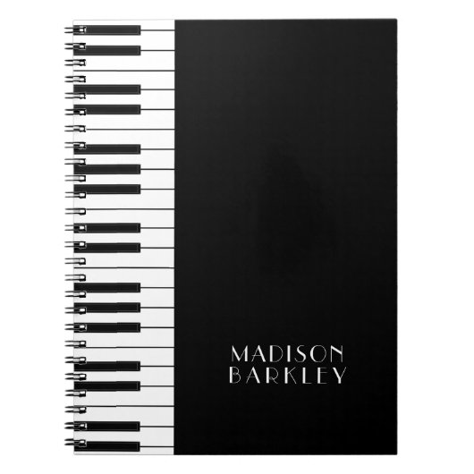 Carnet Professeur de musique de piano (Devant)