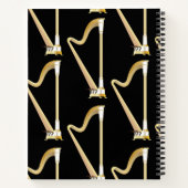 Carnet Professeur de musique musicale de Harp (Dos)