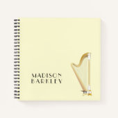 Carnet Professeur de musique musicale de Harp (Devant)