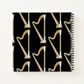 Carnet Professeur de musique musicale de Harp (Dos)