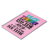 Carnet Professeur de musique uniquement parce que multi-t (Côté gauche)