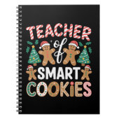 Carnet Professeur de Noël de biscuits intelligents pain d (Devant)