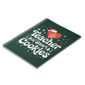 Carnet Professeur de Noël de cookies intelligents  (Côté gauche)