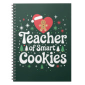 Carnet Professeur de Noël de cookies intelligents  (Devant)