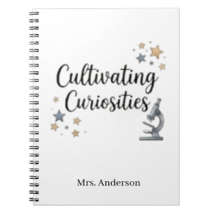 Carnet Professeur de sciences STEM Cultiver les curiosité