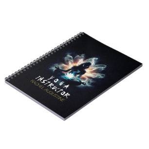 Carnet Professeur de Yoga Méditation Pose Brume Lumineuse