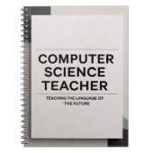 Carnet Professeur d'informatique (Devant)