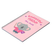 Carnet Professeur d'une manière amusante mignon d'ours de (Côté gauche)