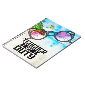 Carnet Professeur hors service (Côté gauche)