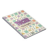 Carnet Professeur Mathématiques Formes École Motif (Côté Droit)