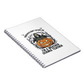 Carnet Professeur Météo Halloween Épouvantable Faucheur C (Côté Droit)