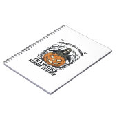 Carnet Professeur Météo Halloween Épouvantable Faucheur C (Côté gauche)