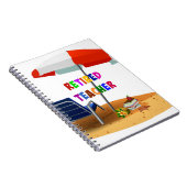 Carnet Professeur retraité, Scène de plage (révisé) (Côté Droit)