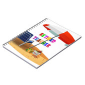 Carnet Professeur retraité, Scène de plage (révisé) (Côté gauche)