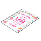 Carnet professeur Un professeur vraiment extraordinaire e (Côté gauche)