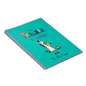 Carnet Professeur Zèbre Mignon (Côté Droit)