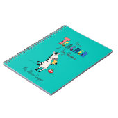 Carnet Professeur Zèbre Mignon (Côté gauche)