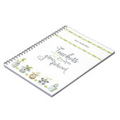 Carnet Professeurs Citent Pot de Fleur avec un Animal Mig (Côté gauche)