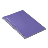 Carnet Professional Minimalist Plain Modern Ajouter un no (Côté Droit)