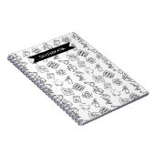 Carnet Professional Pharmacy Icon Pattern Notebook (Côté Droit)
