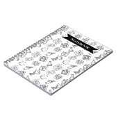 Carnet Professional Pharmacy Icon Pattern Notebook (Côté gauche)