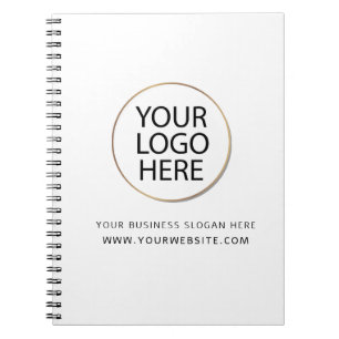 Carnet Professionnel Blanc Personnalisé Logo Entreprise