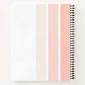 Carnet professionnel Coral Rose Pastel (Dos)