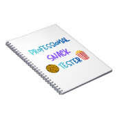 Carnet Professionnel de Testeur de Friandises pour (Côté Droit)