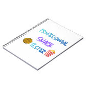 Carnet Professionnel de Testeur de Friandises pour (Côté gauche)