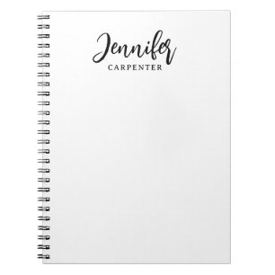 Carnet Professionnel élégant moderne minimaliste ajouter
