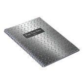Carnet Professionnel Handyman Diamond Metal Texture (Côté Droit)
