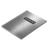 Carnet Professionnel Handyman Diamond Metal Texture (Côté gauche)