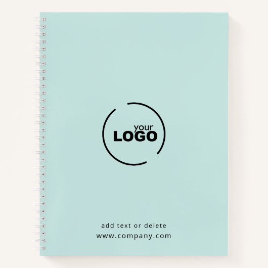 Carnet Professionnel Moderne Logo d'entreprise Lumière Tu (Devant)