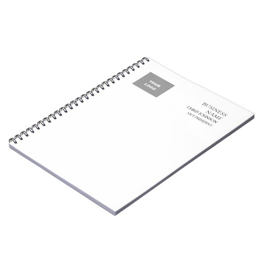 Carnet Professionnel Moderne Simple Clair (Côté gauche)