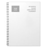 Carnet Professionnel Moderne Simple Clair (Devant)