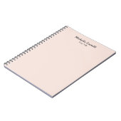 Carnet Professionnel Unique Classique Simple (Côté gauche)