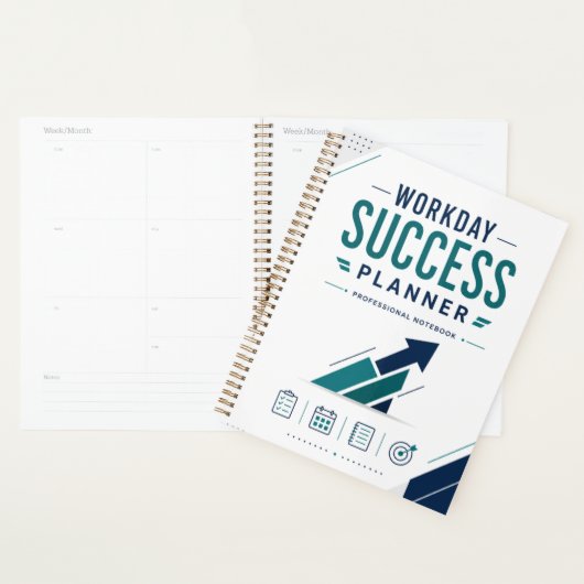 Carnet professionnel Workday Success Planner (Devant avec enveloppe)