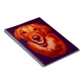 Carnet Profil avant Retriever doré rouge (Côté Droit)